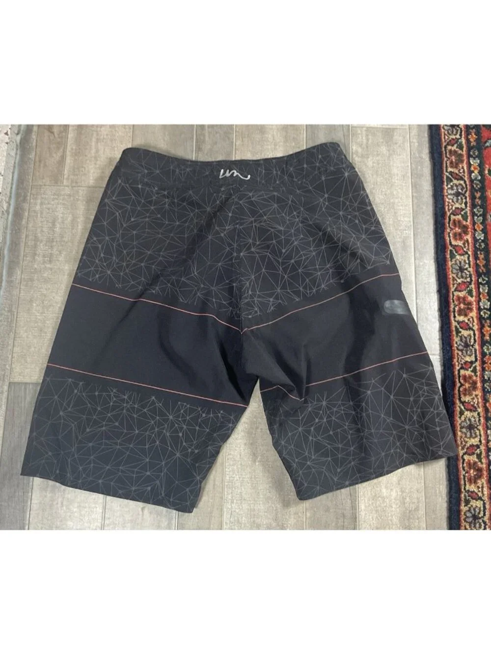 Imperial Motion IM Tight & Right Mens 30 Board Shorts Swim Trunks Black Surf